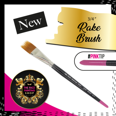 The Face Painting Shop 3-4 Inch Rake Brush The Face Painting Shop 3-4 Inch Rake Brush